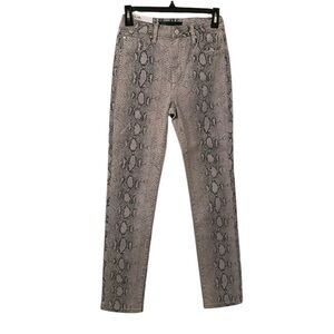 JOE’S | Women’s Gray Snake‎ Print The Luna High Rise Cigarette Jeans Size 25